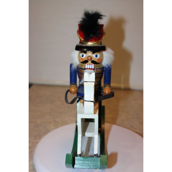 Nutcracker - Soldier on Rocking Horse - 12" - Picture 3 of 6
